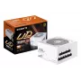 Barošanas bloks GIGABYTE UD750GM PG5 V2 750W ATX 3.1, 80 PLUS Gold, pilnībā modulārs, 8 SATA, 4x (6+2) PCIe, 2x EPS, balts