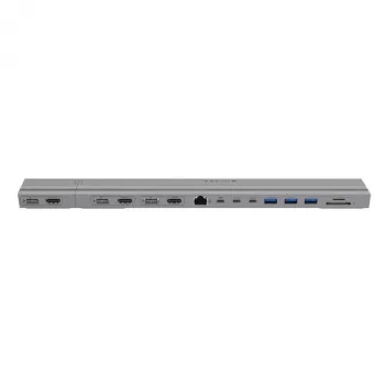 Targus HyperDrive 4K 2 x USB 3.2 Gen 2 (3.1 Gen 2) Type-C Sudraba