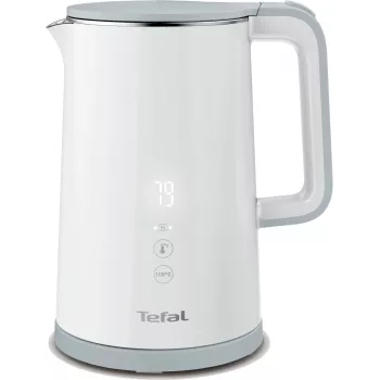 Tējkanna Tefal KO6931, 1,5 L, 1800 W, balta, 5 temperatūras iestatījumi, siltuma uzturēšana 30 min