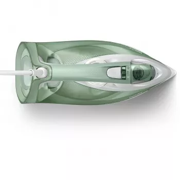 Philips 7000 sērijas DST7012/70 gludeklis ar tvaiku, SteamGlide Plus zole, 2600 W, zaļš, pelēks