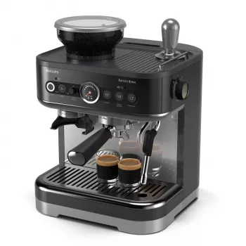 Philips Barista Brew, Espresso automāts, 2.3 L, Iebūvēta dzirnaviņa, 1350 W, Melns