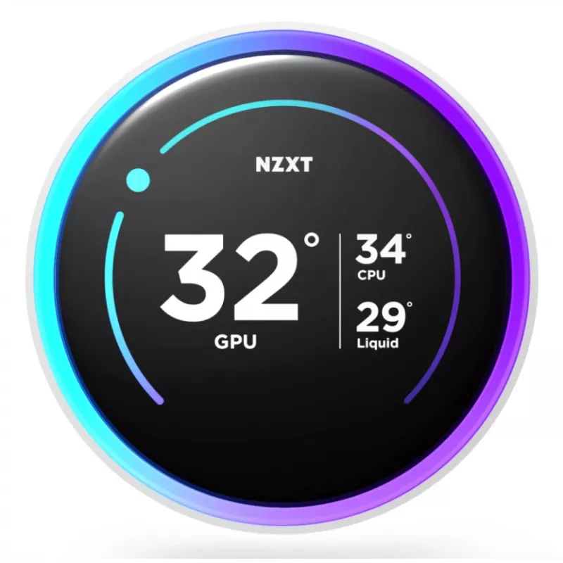 Šķidruma dzesēšanas sistēma NZXT Kraken Elite 280 RGB 14 cm Balta