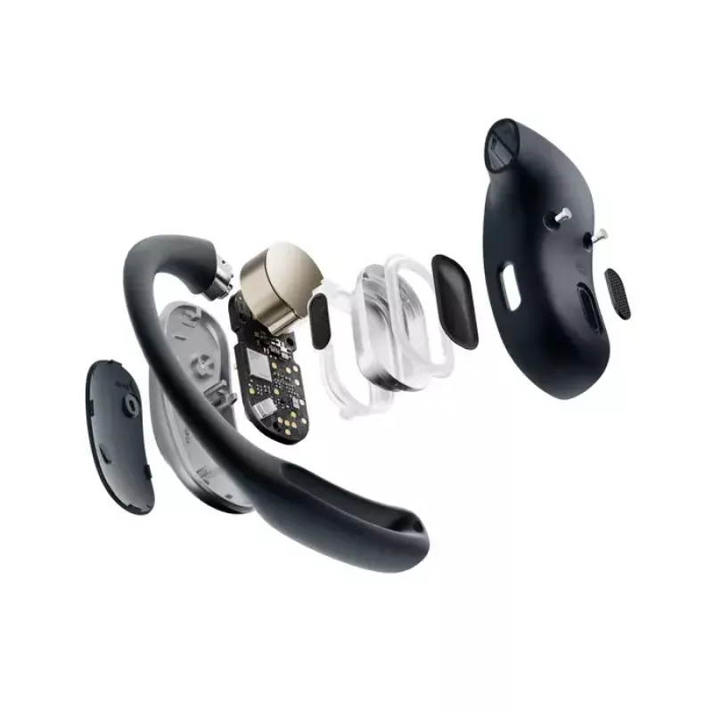 SHOKZ OpenFit Air Bezvadu Austiņas Ar Āķi Zvanu/Mūzikas/Sporta/Ikdienas Bluetooth Melna