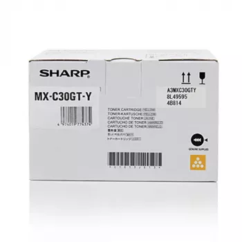 Sharp MXC30GTY oriģinālā dzeltenā tonera kasetne, 1 gab.
