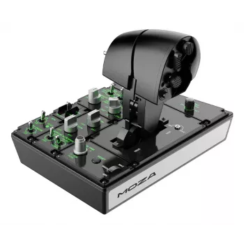 Moza Racing MTP Droseles Panelis, Melns, Metāls, 15 biti, 277 mm, 194 mm, 216 mm