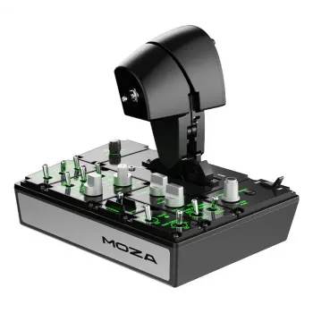 Moza Racing MTP Droseles Panelis, Melns, Metāls, 15 biti, 277 mm, 194 mm, 216 mm