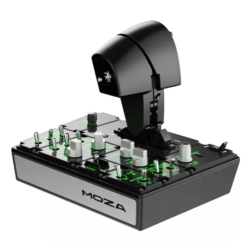 Moza Racing MTP Droseles Panelis, Melns, Metāls, 15 biti, 277 mm, 194 mm, 216 mm