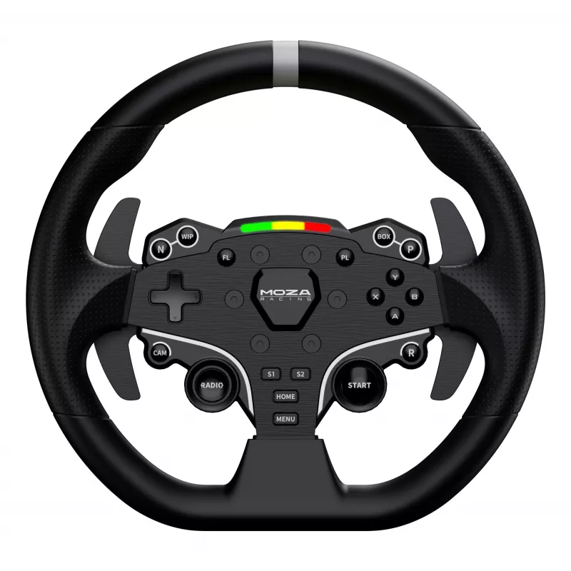 Moza Racing R3 stūre un pedāļi PC, Stūre + pedāļi, PC, D-pad, Izvēlnes poga, Režīma poga, Pauze/Set poga, Sākuma poga, Digitāls, Bezgalīgs, Tiešā piedziņa