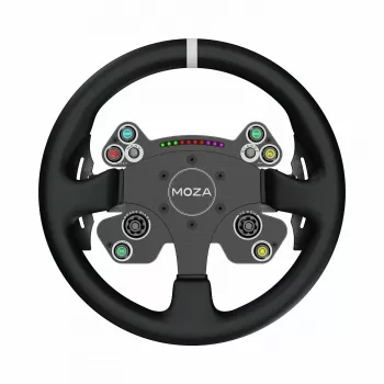 Moza Racing CS V2P Dual Clutch Stūres rats, PC, vadu, USB, melns, alumīnijs