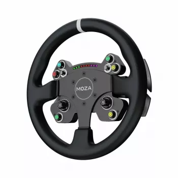 Moza Racing CS V2P Dual Clutch Stūres rats, PC, vadu, USB, melns, alumīnijs