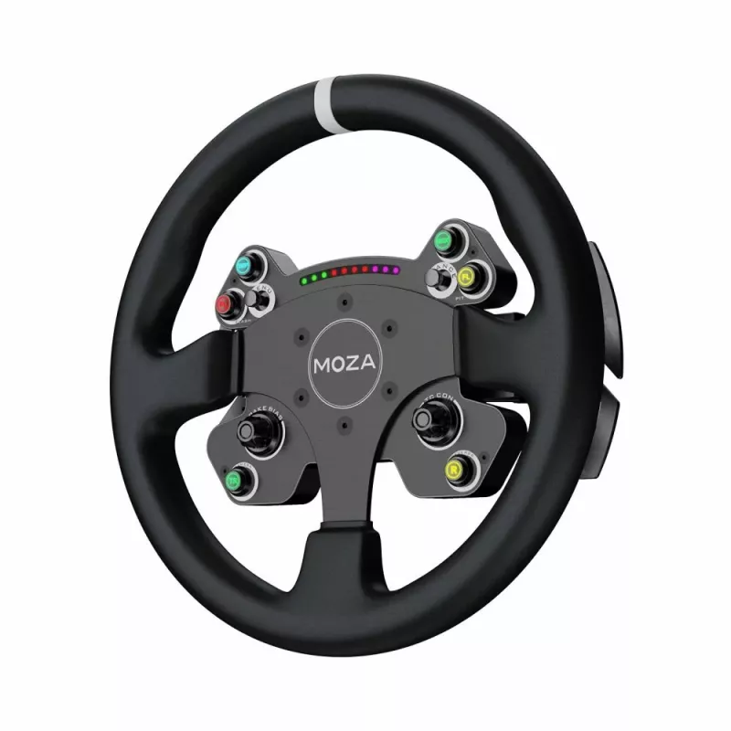 Moza Racing CS V2P Dual Clutch Stūres rats, PC, vadu, USB, melns, alumīnijs