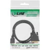 InLine HDMI–DVI kabelis vīrišķais / 18+1 vīrišķais apzeltīts 1,5m