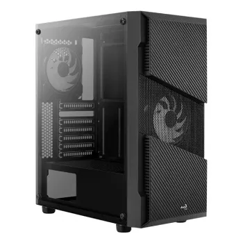 Aerocool Menace Saturn RGB Midi Tower Melns