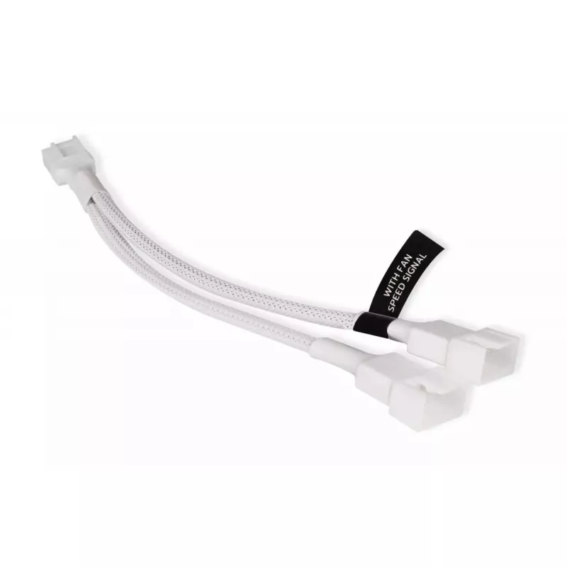 Alphacool 18722 RGB sadalītāja kabelis, balts plastmasas, 150mm