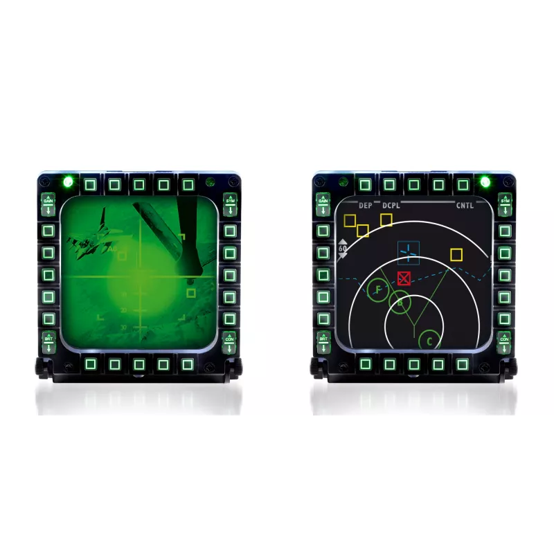 Thrustmaster MFD Cougar Pack Black – divu paneļu komplekts lidotājiem