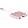 USB-C uz HDMI video adapteris SILVERSTONE EP08 (USB‑C 3.1, HDMI) Rozā