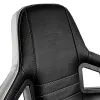 Spēļu krēsls noblechairs EPIC — polsterēts sēdeklis, maks. slodze 120 kg, augstums 131–141 cm, sēdekļa platums 56 cm, riteņi
