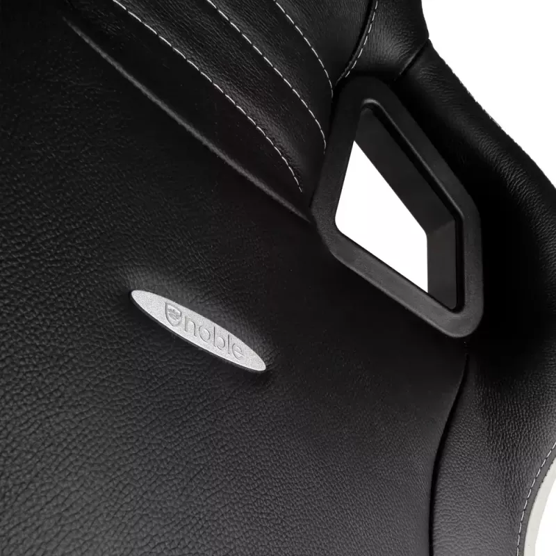 Spēļu krēsls noblechairs EPIC — polsterēts sēdeklis, maks. slodze 120 kg, augstums 131–141 cm, sēdekļa platums 56 cm, riteņi