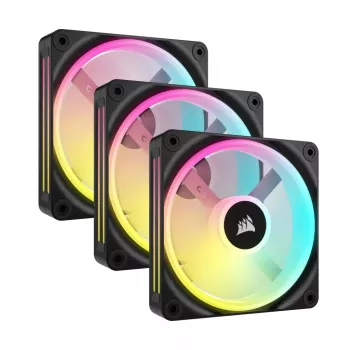 CORSAIR QX RGB Series iCUE LINK QX120 RGB 120 mm magnētiskā kupola RGB ventilatoru komplekts