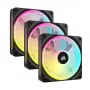 CORSAIR QX RGB Series iCUE LINK QX120 RGB 120 mm magnētiskā kupola RGB ventilatoru komplekts