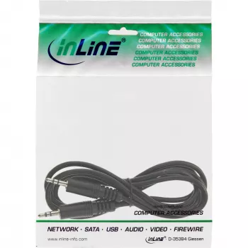 InLine Audio kabelis 3.5mm stereo vīriešu/vīriešu 5m