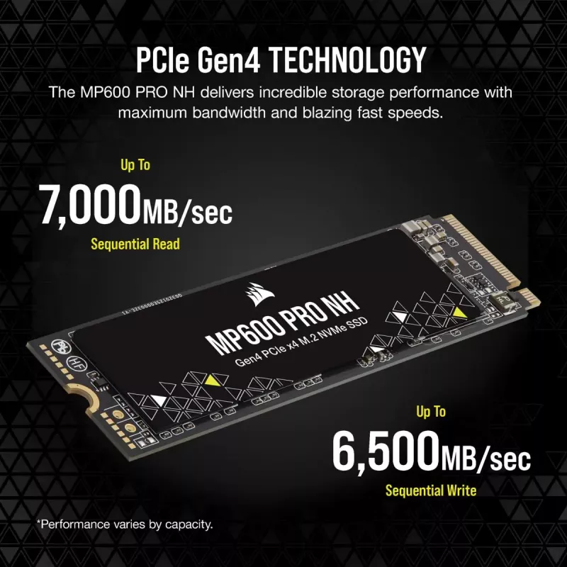 CORSAIR SSD - 1TB - MP600 Pro Nh PCI-E 4.0 x4 NVMe M.2