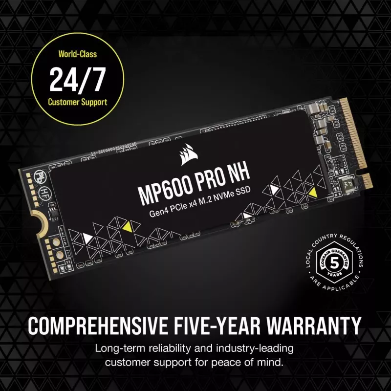 CORSAIR SSD - 1TB - MP600 Pro Nh PCI-E 4.0 x4 NVMe M.2