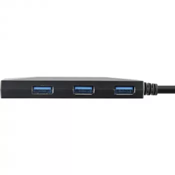 InLine USB 3.2 Gen.1 Hub, USB-C uz 2 portiem USB-C un 3 portiem USB-A, ar barošanas bloku