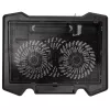 Dzesēšanas paliktnis klēpjdatoriem Kolink KL-N200 līdz 39,6 cm (15,6 inch) ekrāniem, 2 ventilatori 140 mm, USB barošana, melns