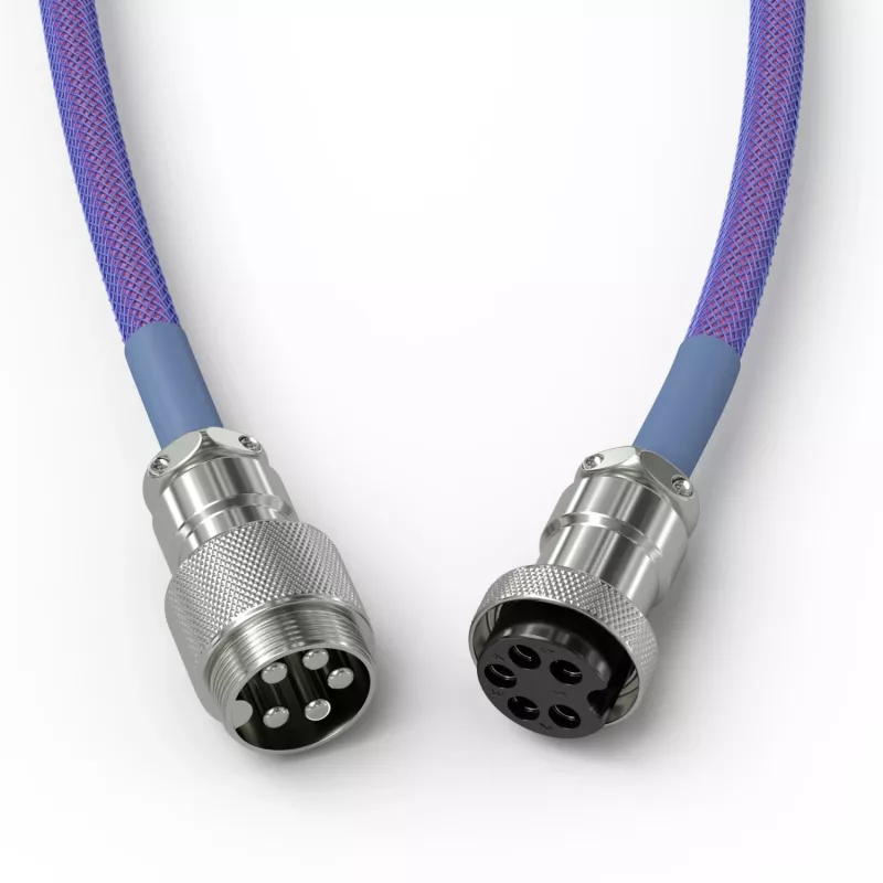 Spirālveida USB kabelis GLORIOUS GMMK Nebula 1.5 m RGB tastatūrām