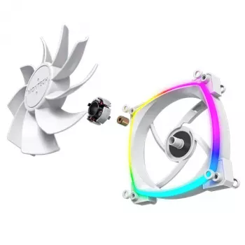 Montech RX120 PWM dzesētājs 12 cm 800-1600 RPM 27 dB Balts
