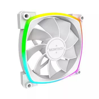 Montech RX120 PWM dzesētājs 12 cm 800-1600 RPM 27 dB Balts