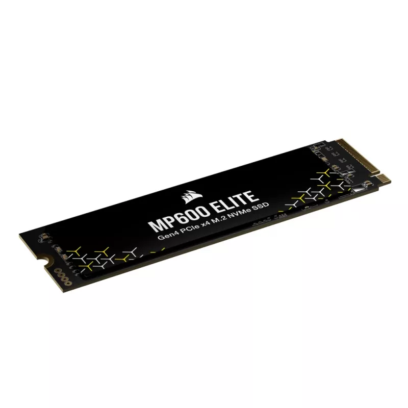 Corsair MP600 Elite CSSD-F1000GBMP600ENH SSD disks, 1 TB, M.2 2280, PCIe 4.0 x4 NVMe, 3D TLC, 256 bitu AES šifrēšana