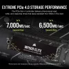 Corsair MP600 Elite CSSD-F1000GBMP600ENH SSD disks, 1 TB, M.2 2280, PCIe 4.0 x4 NVMe, 3D TLC, 256 bitu AES šifrēšana