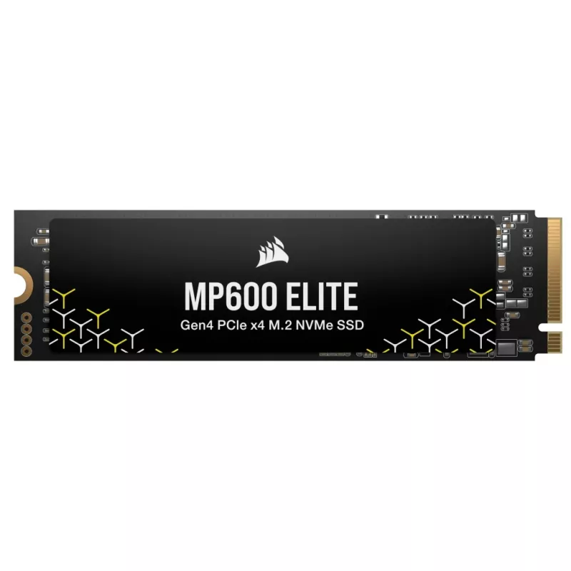 Corsair MP600 Elite CSSD-F1000GBMP600ENH SSD disks, 1 TB, M.2 2280, PCIe 4.0 x4 NVMe, 3D TLC, 256 bitu AES šifrēšana