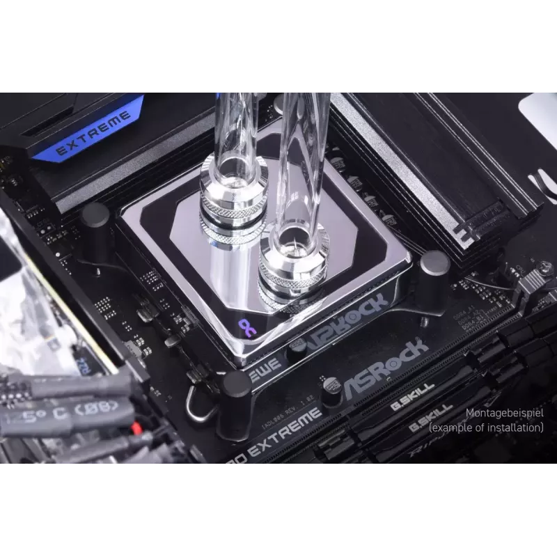 Ūdens bloks Alphacool 13083 Brass Copper Chrome 70mm