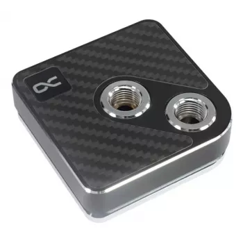 Ūdens bloks Alphacool Core 1 Carbon Brass Copper Nickel Black 72mm