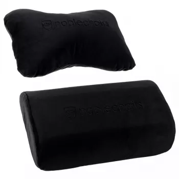 Spilvenu komplekts noblechairs NBL-SP-PST-002 — 2 gab. melni sēdekļa un jostas daļas spilveni