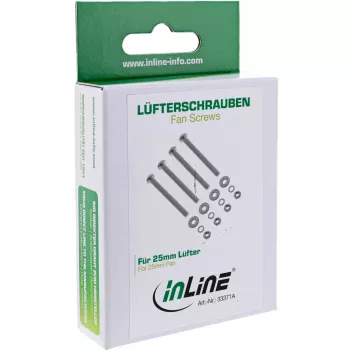 InLine ventilatoru skrūvju komplekts 33371A