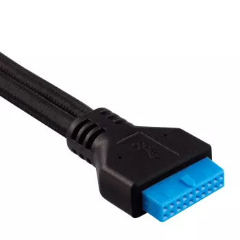 Iekšējais strāvas kabelis Corsair CC-8900244 0,3m vīriešu-vīriešu