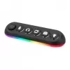 Streamplify HUB DECK 5 USB centrmezgls ar RGB apgaismojumu, 4x USB 3.0, 1x USB 2.0, 12V, ES barošanas kabelis, melns