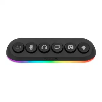 Streamplify HUB DECK 5 Melns USB 2.0 USB 3.0 24W 1.8m