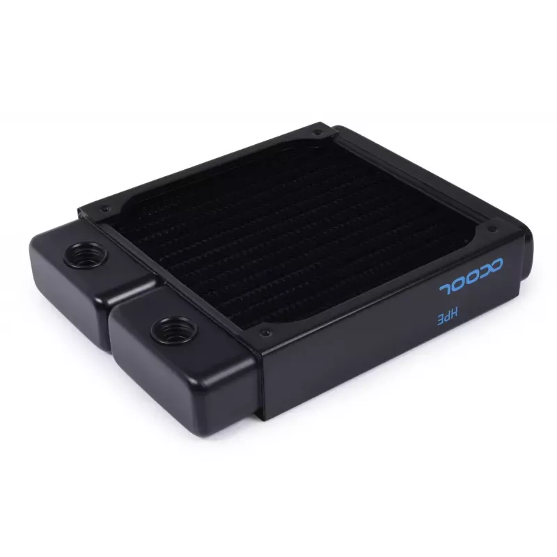 Alphacool NexXxoS HPE-30 Full Copper 120 mm ūdens dzesēšanas radiators, melns