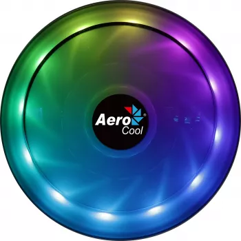 Aerocool Core Plus procesora dzesētājs 13.6 cm Melns, Balts