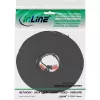 InLine Flat Ultraslim Patch Kabelis U/UTP Cat.6 Gigabit ready melns 10m