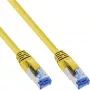 InLine Patch Kabelis S/FTP PiMF Cat.6A bezhalogēns 500MHz dzeltens 1m