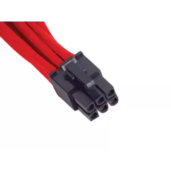 PCI-E 6pin pagarinātāja kabelis SilverStone SST-PP07-IDE6R 0.25m sarkans