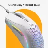 Glorious Gaming Glorious Model O 2 Mini - Mat Balts, Labā roka, Optiska, USB Type-A, 26000 DPI, Balts