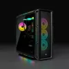 CORSAIR iCUE 5000T RGB vidējais torņa korpuss, melns