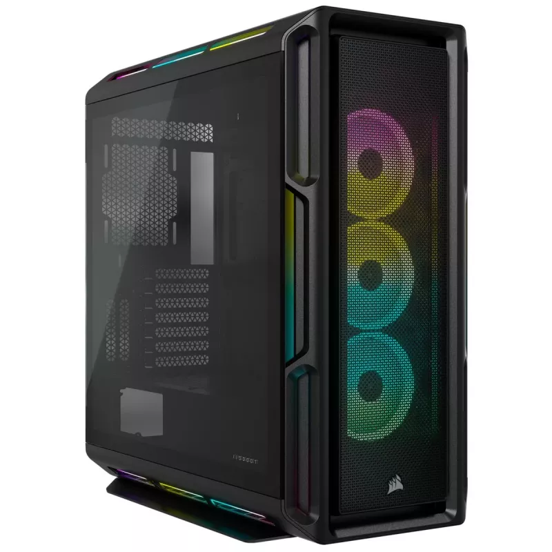 CORSAIR iCUE 5000T RGB vidējais torņa korpuss, melns